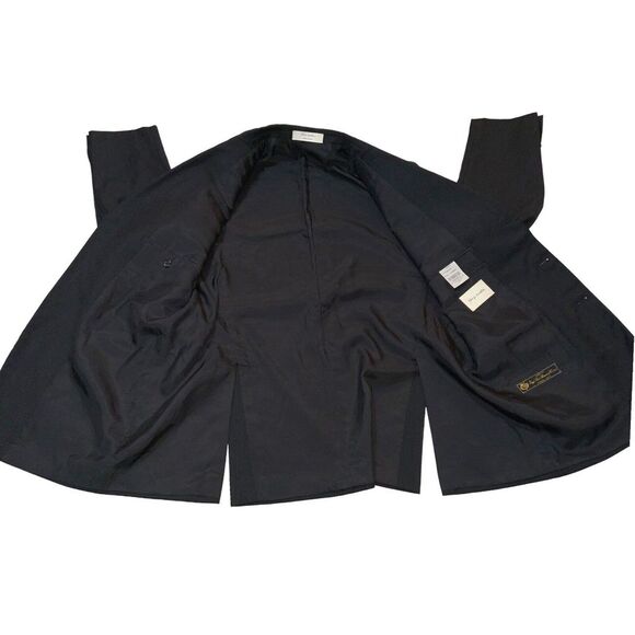 Loro Piana John W. NordstromMen3ButtonBlazer 100% WoolSize 44CHARCOALGREYPINSTIP - Picture 3 of 12